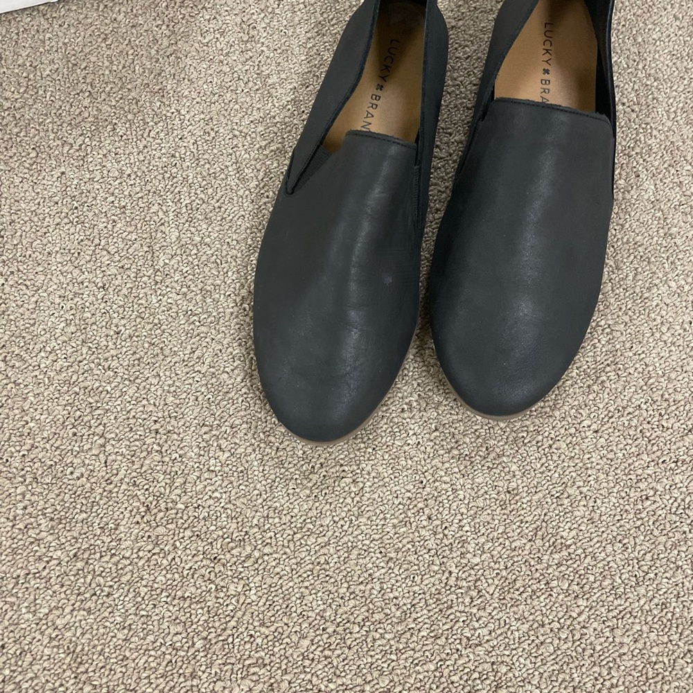 Lucky Brand Women's Black Loafers